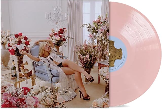 Mans Best Friend Dusty Rose 1LP-Disc Edition With Limited Cover por (Artist & Singer Songwriter)Sabrina Carpenter, capa do álbum