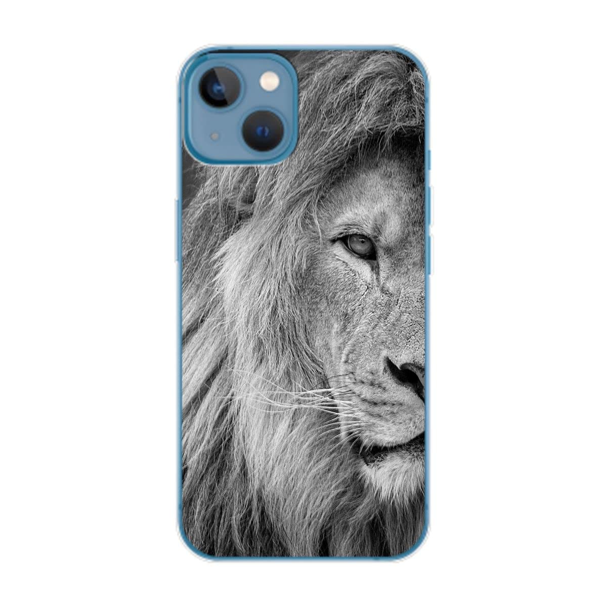 Coque iPhone 14 Lion par König Design en TPU antichoc