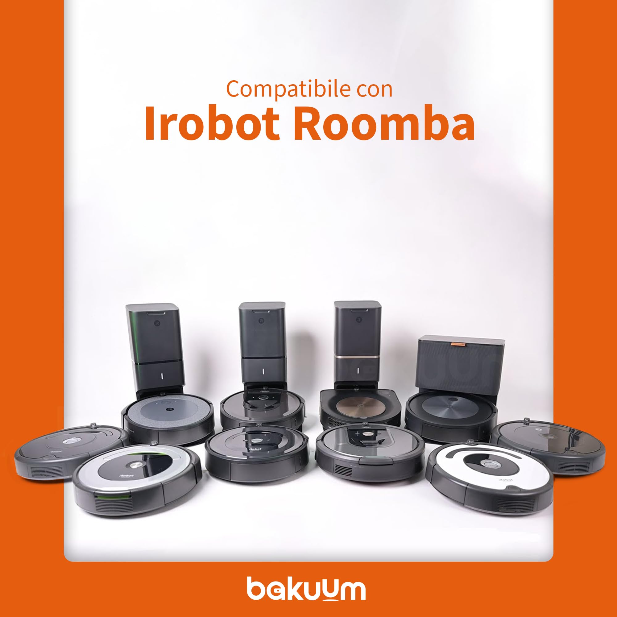 Kit 3 Spazzole Laterali Per Roomba Serie 500,600,700 - Ricambi Alta Efficienza 6 Lame