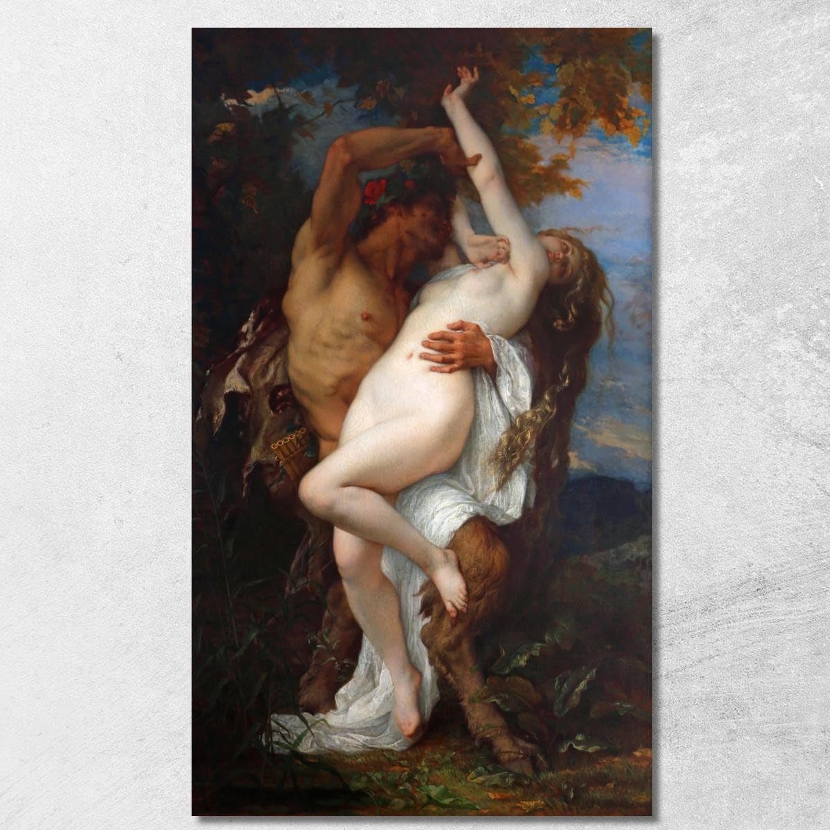 Tableau Alexandre Cabanel acb22, l'émotion de la mythologie en toile Fine Art encadrée 50x30