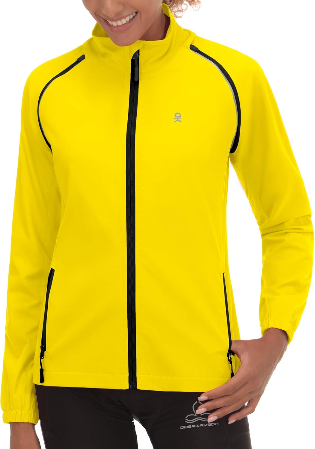 Little Donkey Andy Women's Lightweight Waterproof Cycling Jacket with Removable Sleeves for Biking Running Golf - Image 2