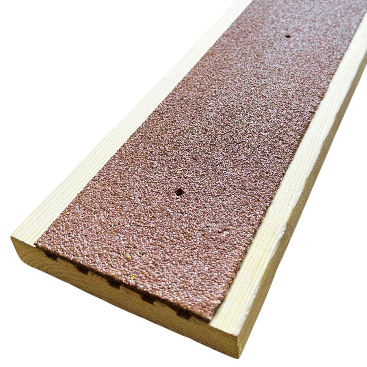Extra Wide Non Slip Decking Strips GRP Heavy Duty Pro Grade 90mm - BROWN 600mm x 90mm / 10
