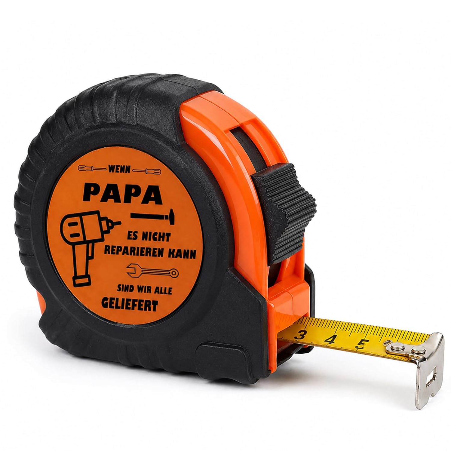 Lueaurra Vatertagsgeschenk für Papa, Bandmaß für Papa, Geburtstagsgeschenk und Weihnachtsgeschenke für Papa, 5-Meter-Bandmaß aus echtem Leder – graviertes Geschenk für Papa