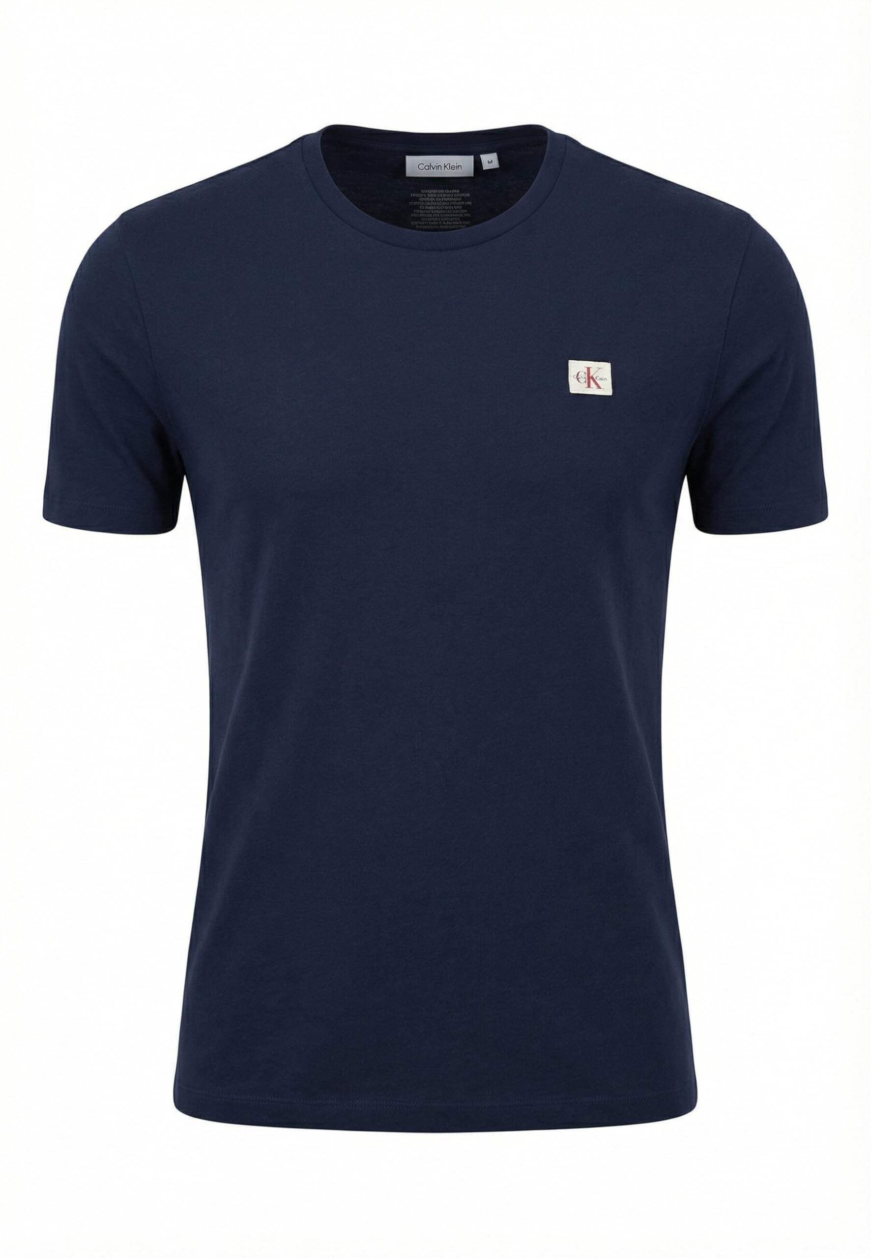 Calvin Klein Herren Ss Badge 30s Jersey Classic Tee Lv04rc272g T-Shirts (1er Pack)