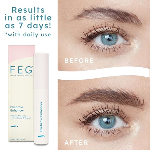 Miniatura 5 de FEG Sueros potenciadores de pestañas y cejas ingredientes 100% naturales, libres de irritación. Mejora el crecimiento de tus pestañas y cejas de