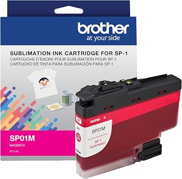 Genuine Brother Magenta SP01MS Sublimation Ink Cartridge, 48ml