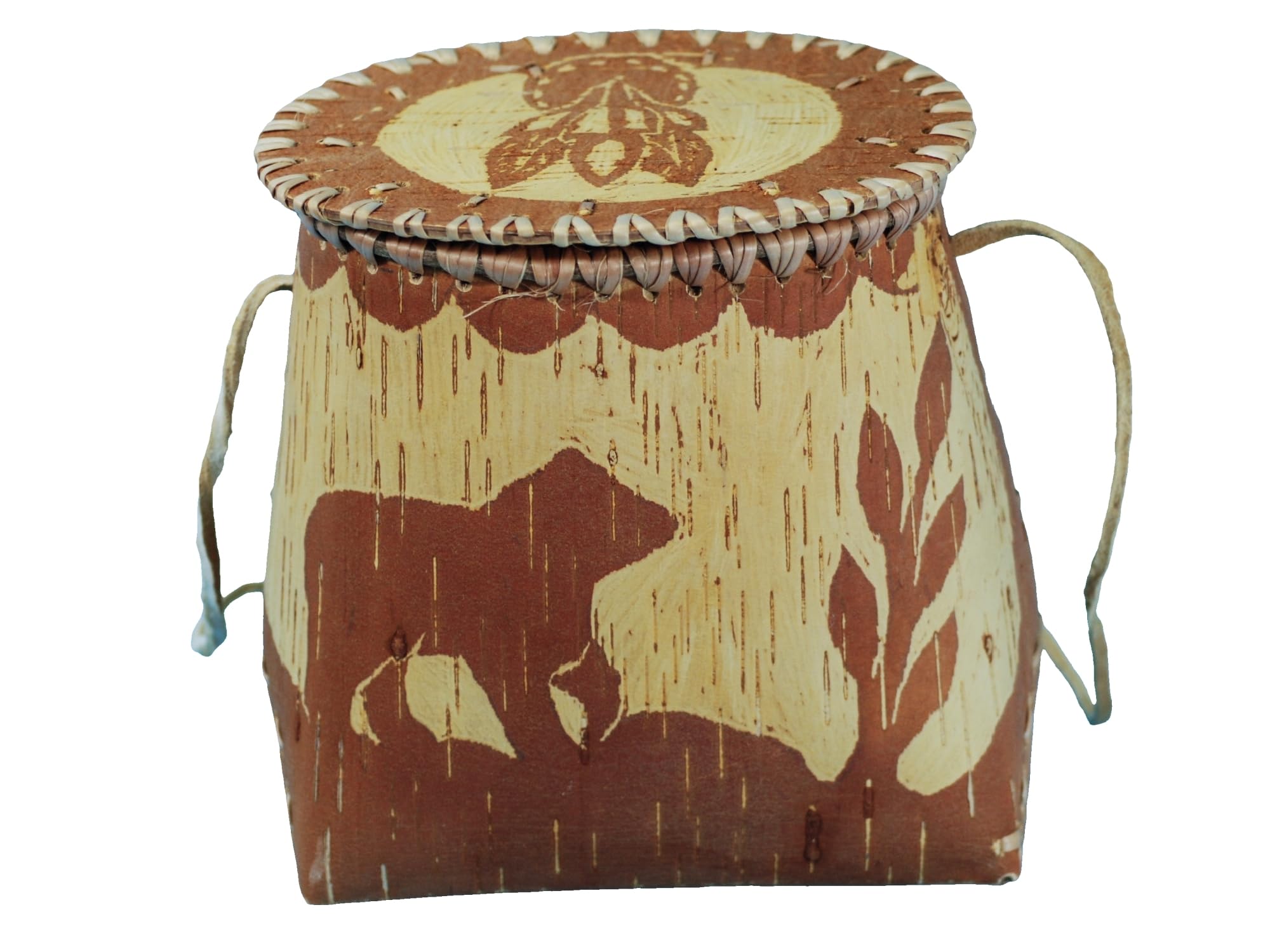 Generic Attikamek Birchbark Rogan Basket G152