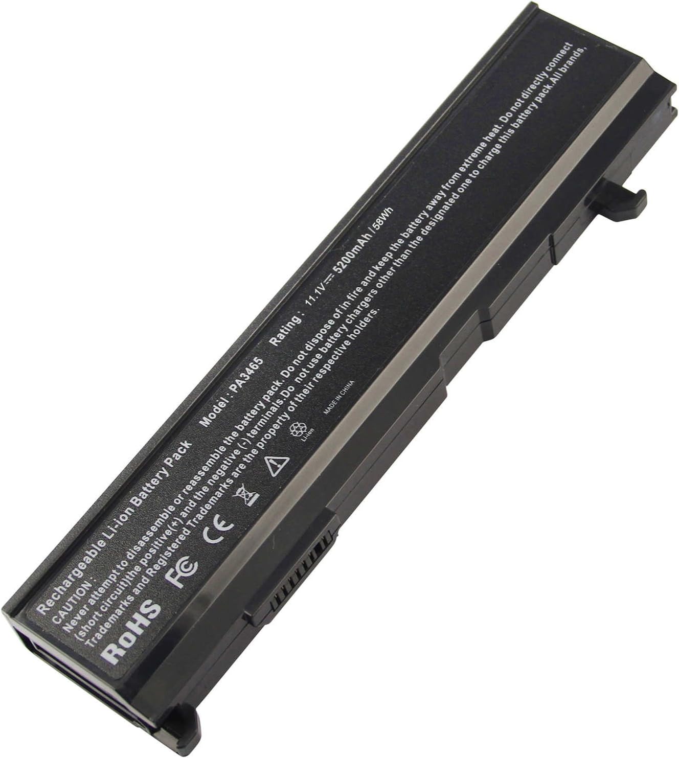 ARyee 5200mAh 11.1V Laptop Battery Compatible with Toshiba PA3465U-1BRS PABAS069 PABAS067 Satellite A100-ST8211 A100-756 A100-551 A100-521 A105-S4XXX A110-S3094 A110-228 A110-133