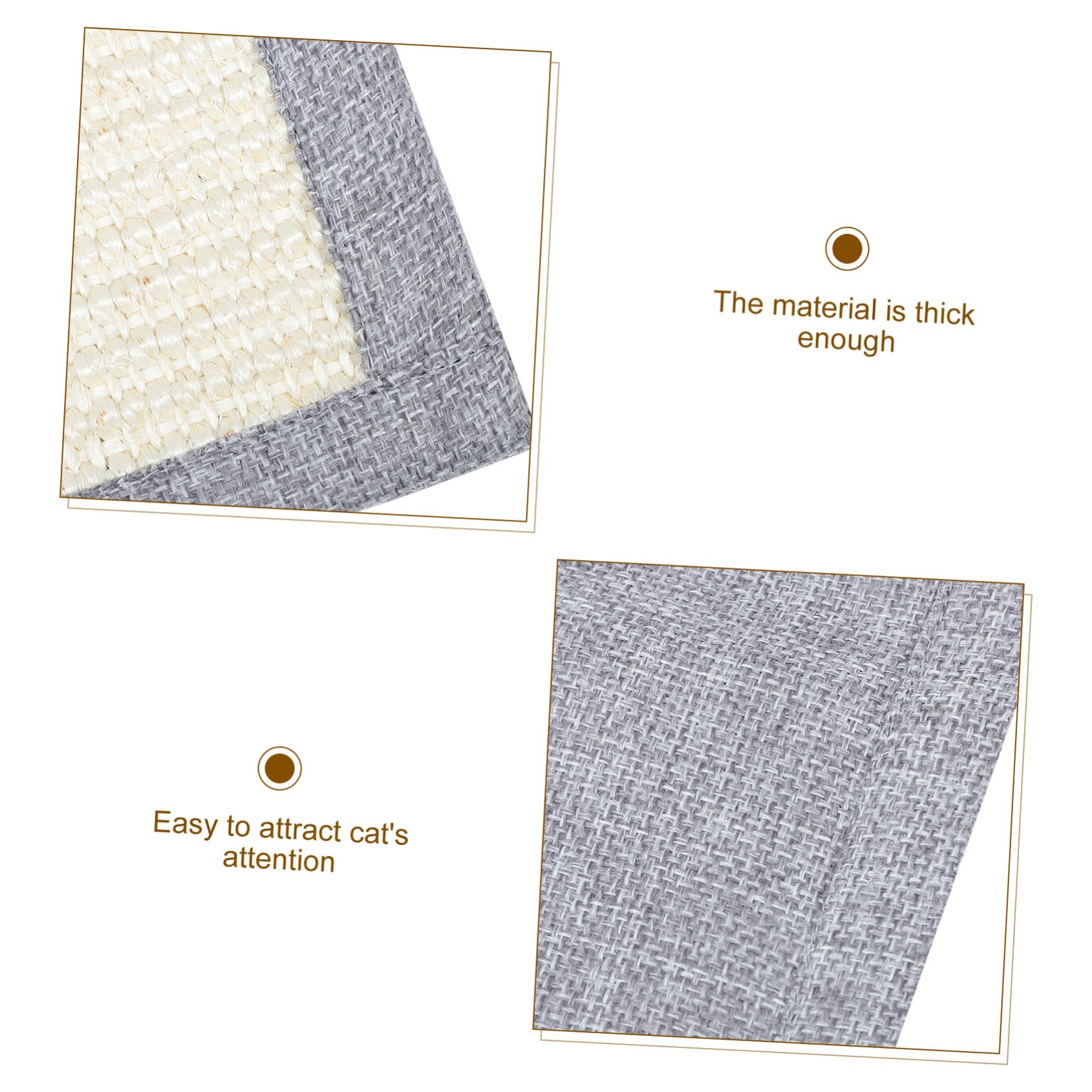 Happyyami Protector contra Arañazos Material Resistente y Entretenido para Sofá Garra de Sisal, Funda Protectora para Reposabrazos para Gatos en Casa o Tienda