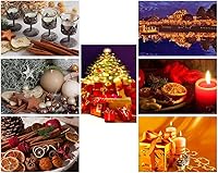 Vista 1 de Combo de tarjetas de Navidad - 8 tarjetas de felicitación lenticulares 3D