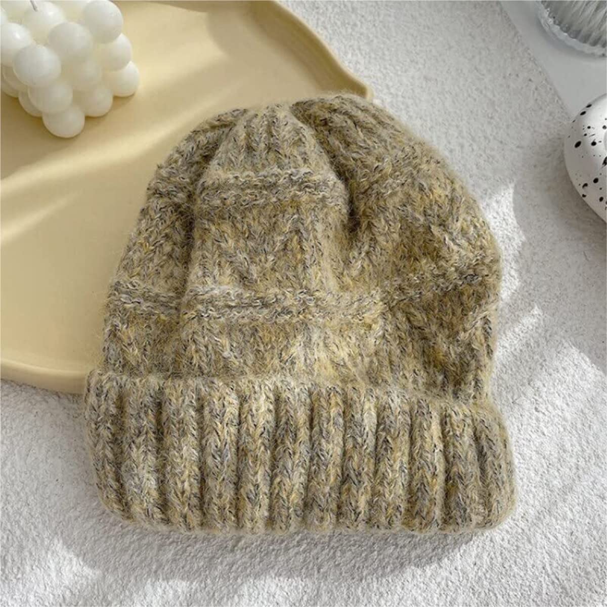 Czapka Zimowa Dzianinowe Czapki Beanie Dla Kobiet Mężczyzn Czapka Z Czaszkami Narciarskimi Slouchy Czapka Zimowa Ciepła Masywna Miękka Czapka Zimowa Kapelusz