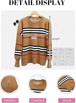 トップス doublet STRIPE OVERSIZED PULLOVER 23AW ZESICA Women's 2025 Fall Long Sleeve Oversized Striped Color