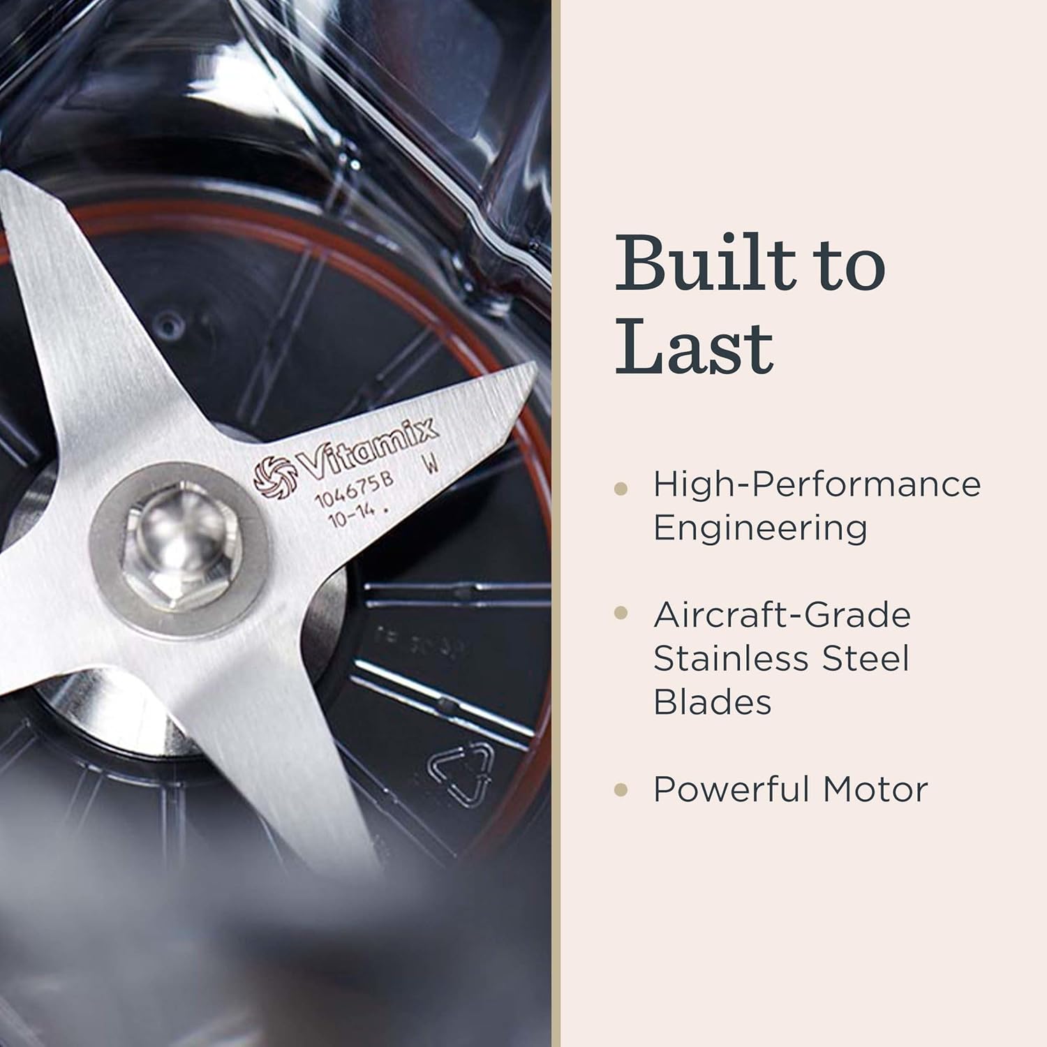 Vitamix 5200 Professional Blender - Ideal for Smoothies, Soups, Ice Cream, and More, Featuring Stainless Steel Blades, Self-Cleaning Function, and a 64 Oz Container in White 7 Vitamix 5200 Professional Blender - Ideal for Smoothies, Soups, Ice Cream, and More, Featuring Stainless Steel Blades, Self-Cleaning Function, and a 64 Oz Container in White - Image 7