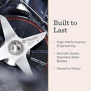 Vitamix 5200 Blender, Professional-Grade Blender for Smoothies, Soups, Ice Cream and More, Stainless-Steel Blades, Self-Cleaning Kitchen Appliance, 64 Oz Container, Black