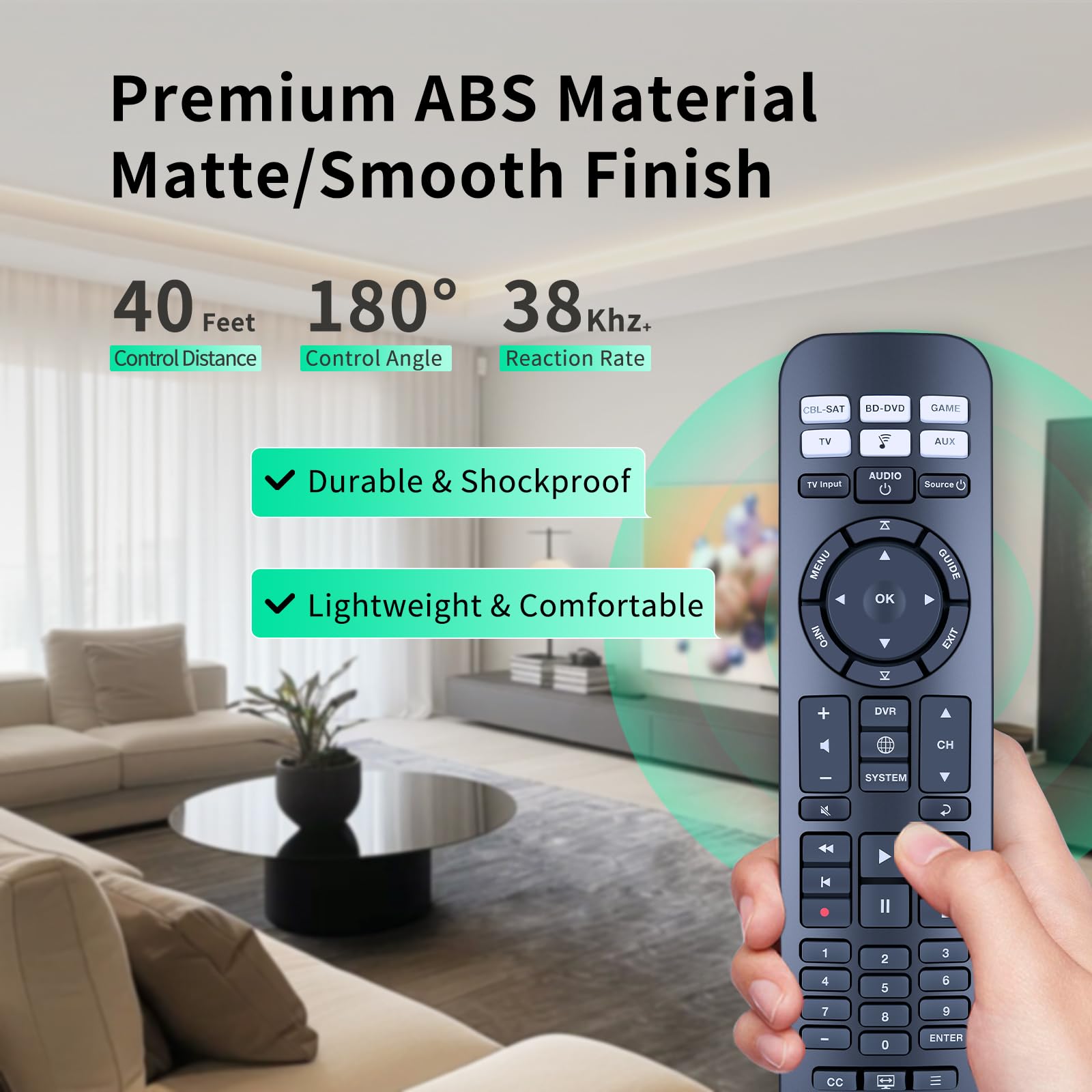 Telecomando di ricambio adatto per Bose CineMate 520, 220, 130 e 120 SoundTouch