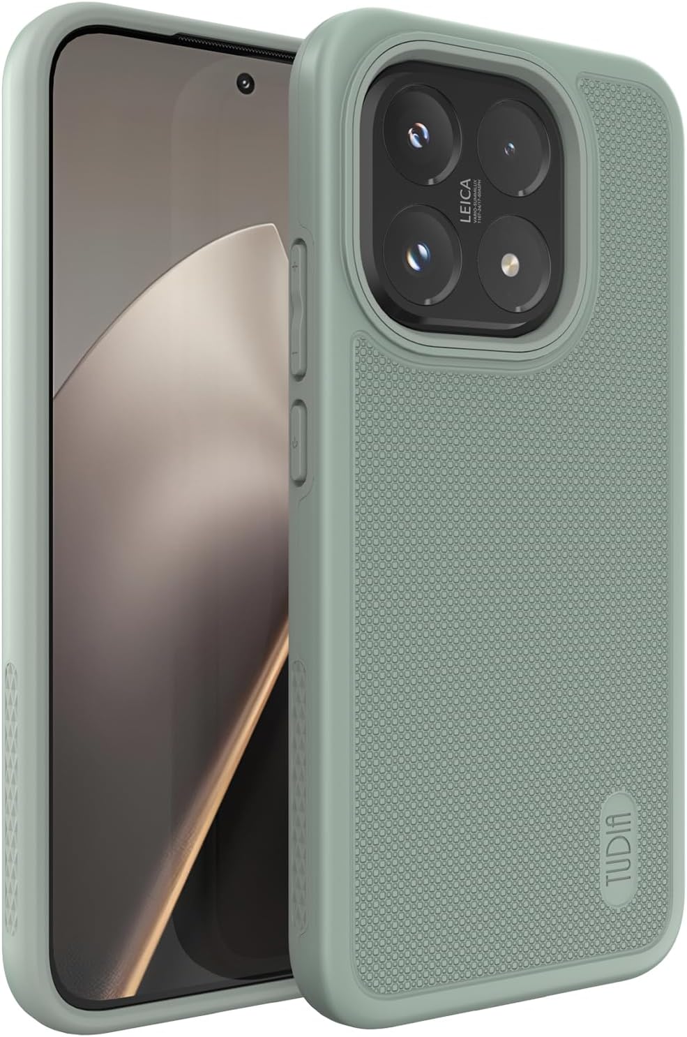 TUDIA MergeGrip [Military Grade] for Xiaomi 15T 5G Case (2025) - [Drop Tested] Dual Layer Shockproof Slim Tough Heavy Duty Protective Phone Case Cover (Black, Basic)