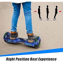 FLYING-ANT Hoverboard, 6.5 Inch Hoverboards for Kids Ages 6-12 Electric Scooter Board with Bluetooth Speaker Flash Wheels and Beautiful LED Lights