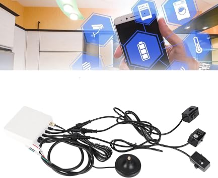 Energy Meter,3 Phase 4 Wire Energy Meter Smart Home Power Monitor Real Time Electricity Monitor Circuit Level Sensor for Smart Home