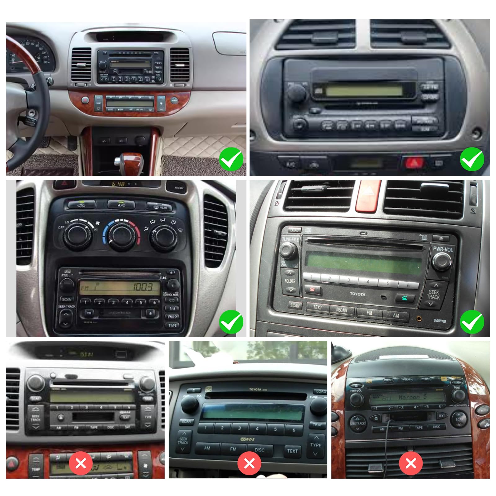 2+64G Android 15 Autoradio für Toyota Tundra 4Runner Allion Alphard Aqua