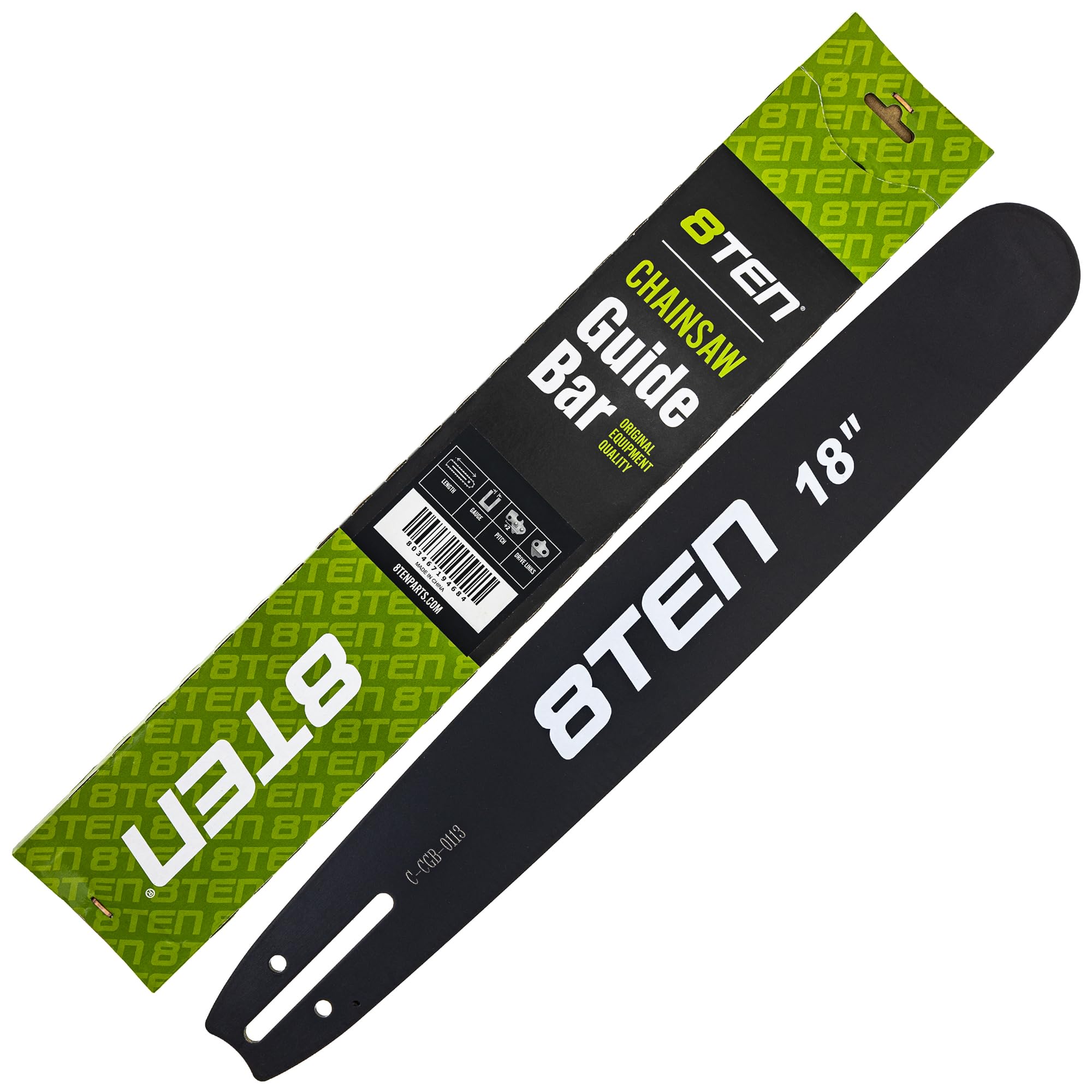 Amazon.com: 8TEN 18 Inch Chainsaw Guide Bar .058 3/8 68DL Chain