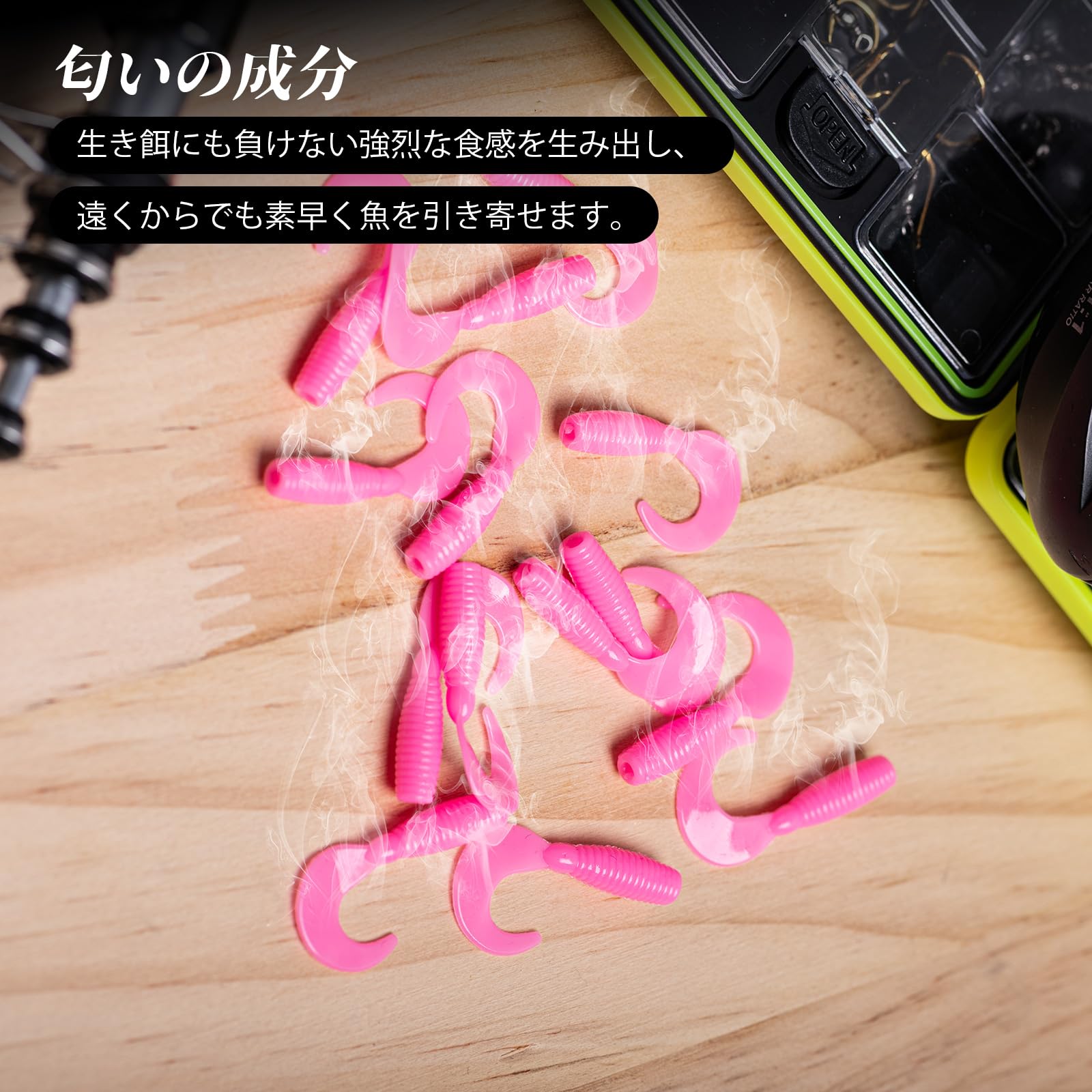 ワームセット 12枚セット ピンク 4.5cm 1.77インチ クローワーム ソフトルアー 沈み蟲 【特価商品】4.5cm 1.77インチ  クローワーム 12枚/15枚/24枚セット ソフトルアー/ルアー+フックセット 沈み蟲 釣りルアー クロー ワーム クロダイ チヌ 根魚 バス  Goture(ゴチュール ...