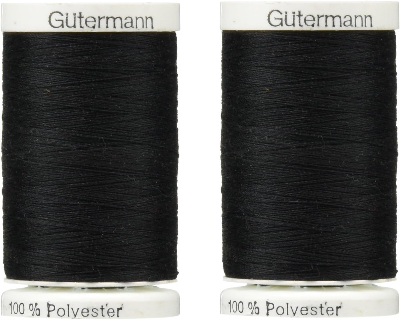 Gtermann Sew-All Thread 547 Yards - Black (2 Pack) - Polyester - All Purpose