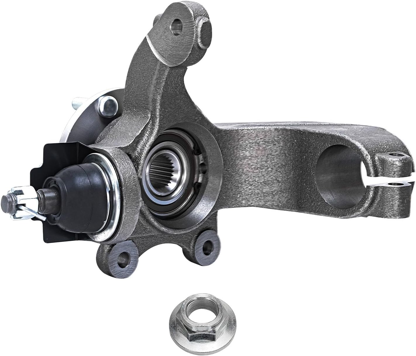 Detroit Axle - Front Pair Steering Knuckles for 2010-2013 Ford Transit Connect 2011 2012 Steering Knuckles & Wheel Bearing Hubs Assembly Replacement