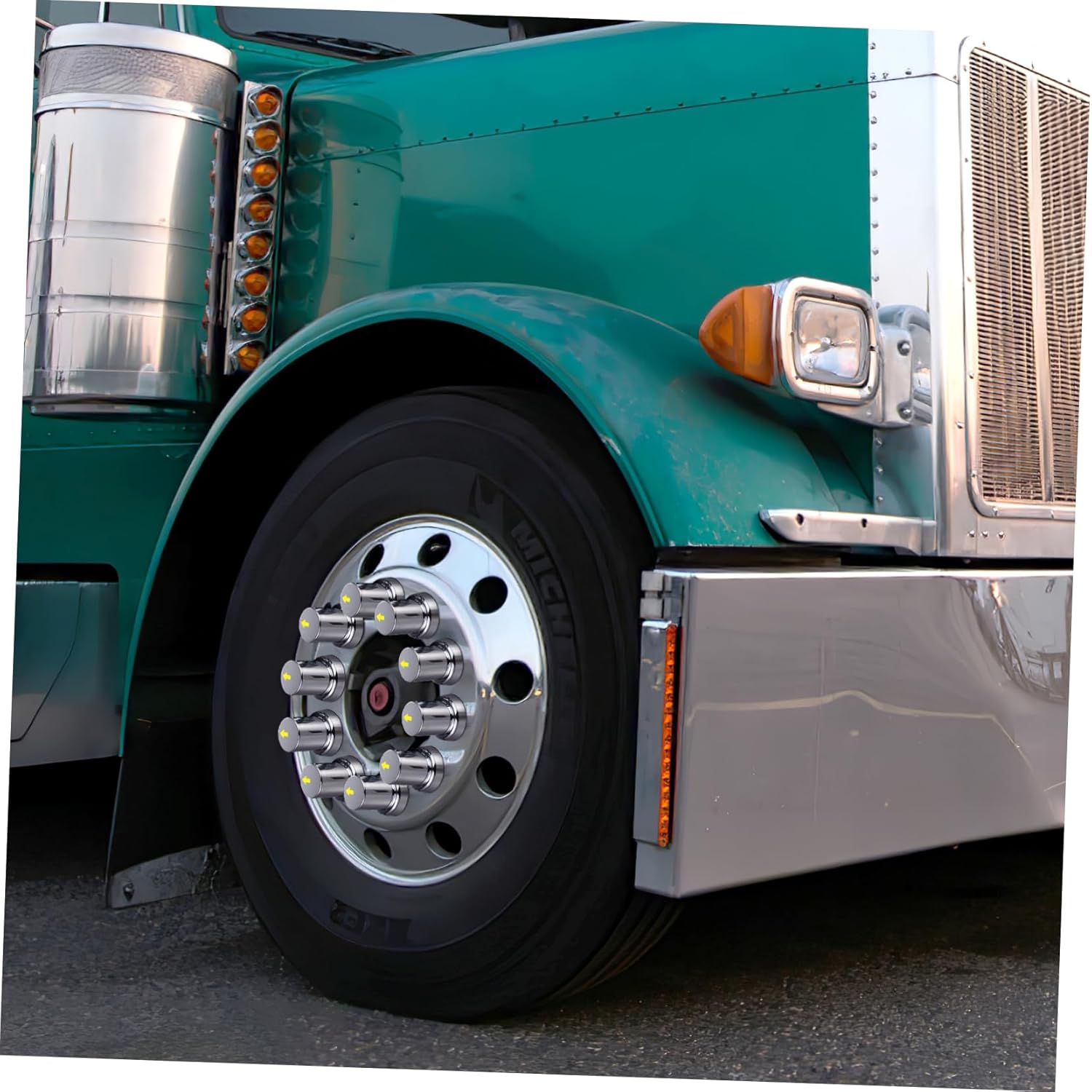 20pcs Lug Nut for Trucks Trailers Wheel Nut Protectors Easy Installation Tool Included Wear-Resistant Automotive Accessories