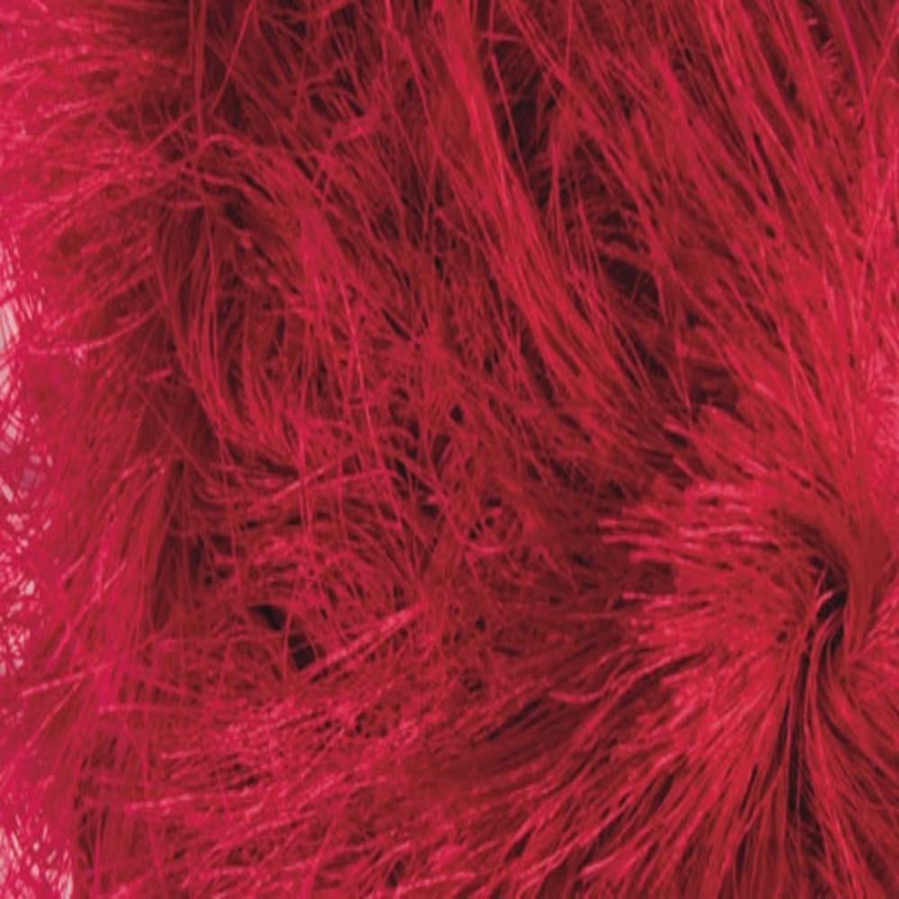 James Brett Faux Fur Fashion Knitting Wool Super Soft Stylish Scarf Yarn 1 x 100g Ball (Red - H9)