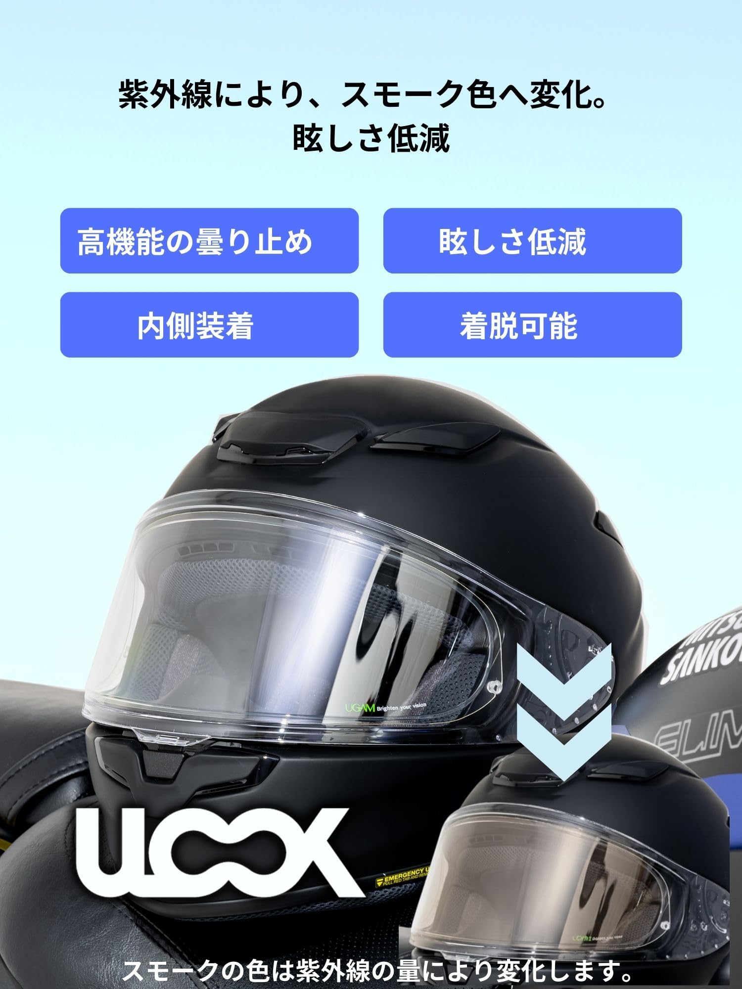 Amazon | [ミツバサンコーワ] 曇り止め ピンロックシート バイク SHOEI