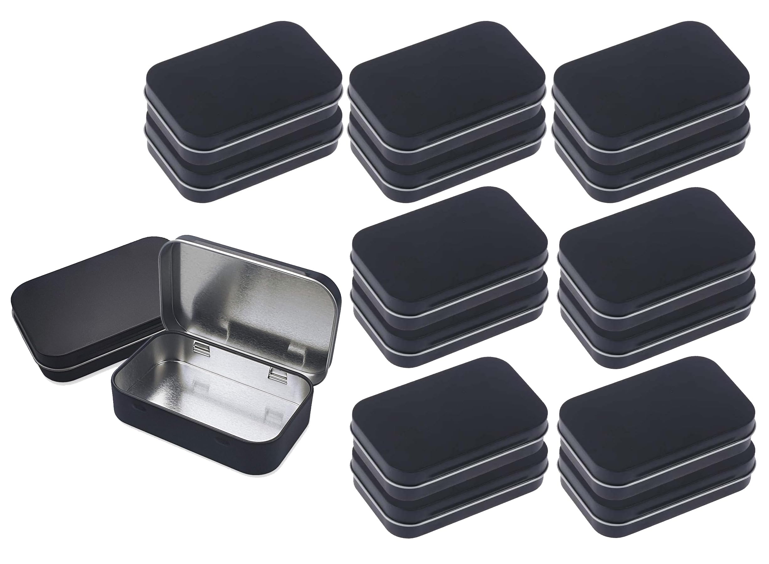 See full amazon price history chart for Store2508 16 Pcs Small Rectangular Hinged Tin Box, Small Storage Box, for Pen Drive, Candies, Chocolates, Hair Bands, Gifting, 9.5x6x2.2 Cm (Black) Store2508 16 Pcs Small Rectangular Hinged Tin Box, Small Storage Box, for Pen Drive, Candies, Chocolates, Hair Bands, Gifting, 9.5x6x2.2 Cm (Black) (B0DH28STZN) Amazon Price History, Amazon Price Tracker