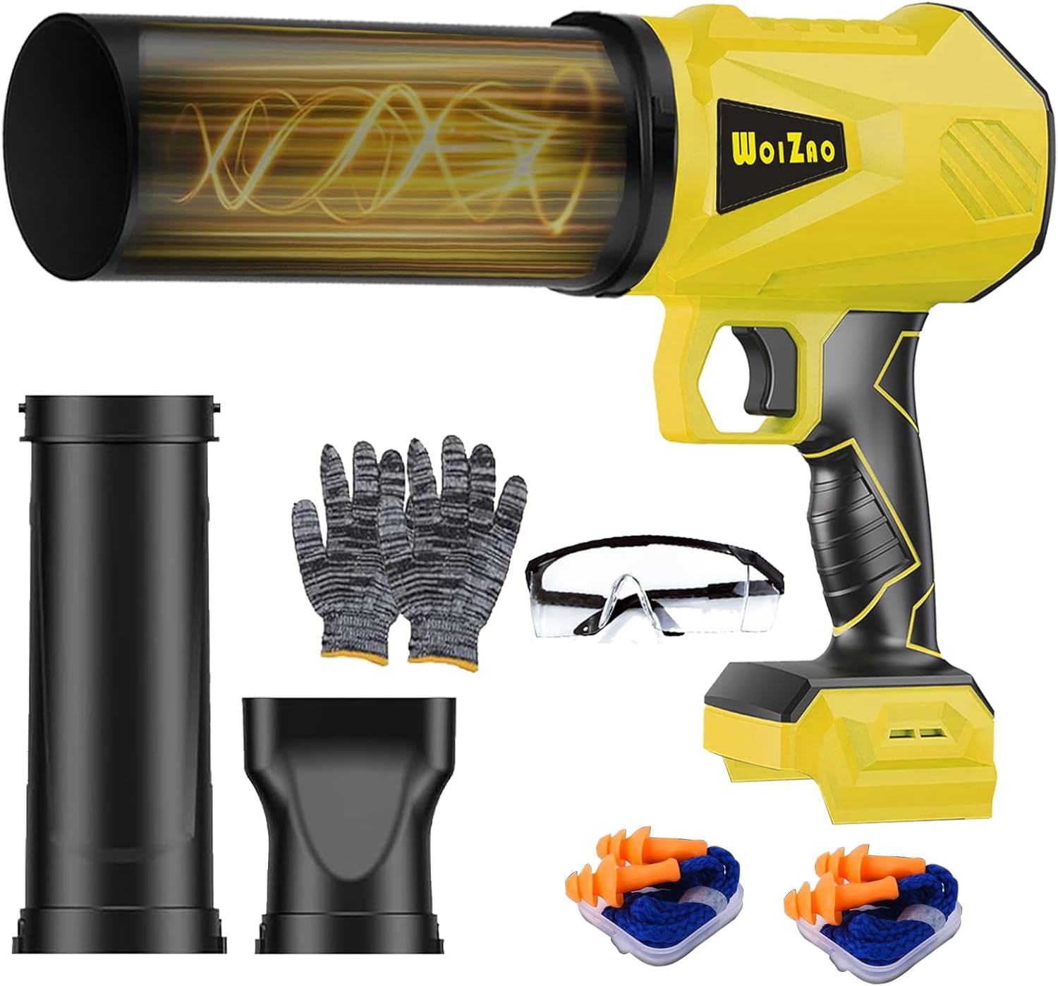 Handheld Leaf Blower Cordless Brushless Compatible with DeWalt 20V Battery,Extended Nozzles,Mini Lightweight Small Turbo Jet Blower for Patio,Lawn,Yard,Snow Leaves and Dust Car Dryer,Tool Only