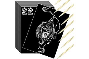 30-Piece Cat Scratch Paper Set for Kids and Adults