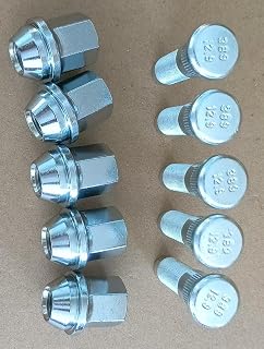 5PCS Lug Nuts Bolts 610-389 9/16-18 Thread Wheel Stud Bolt -0.666 in. Knurl, 2.34 in. Length Compatible with 1999-2010 Dodge Ram 1500, 94-99 RAM 2500 Pickup, 99-03 RAM 2500 3500 Van