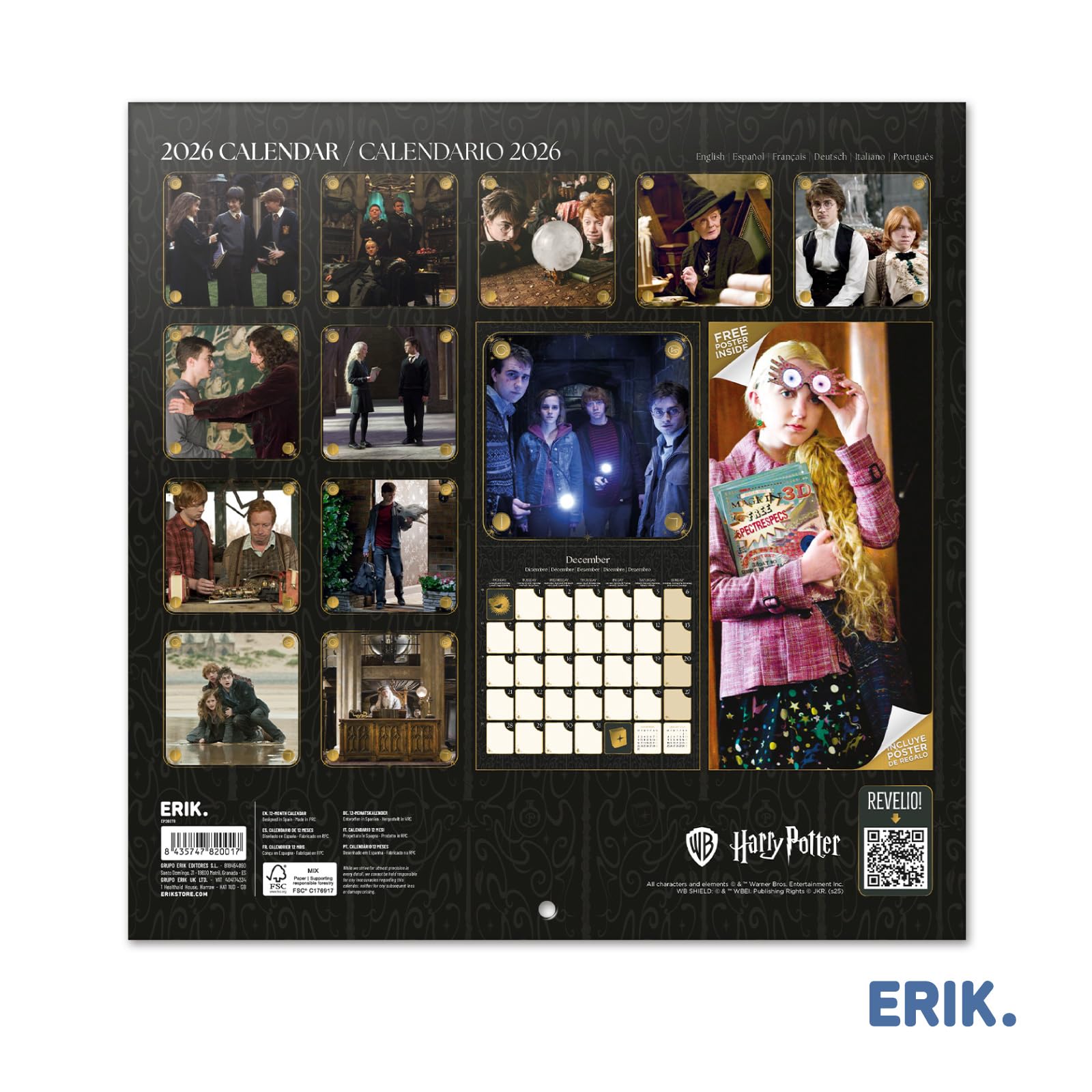 Kalender: Harry Potter 2026 - Magical Gifts