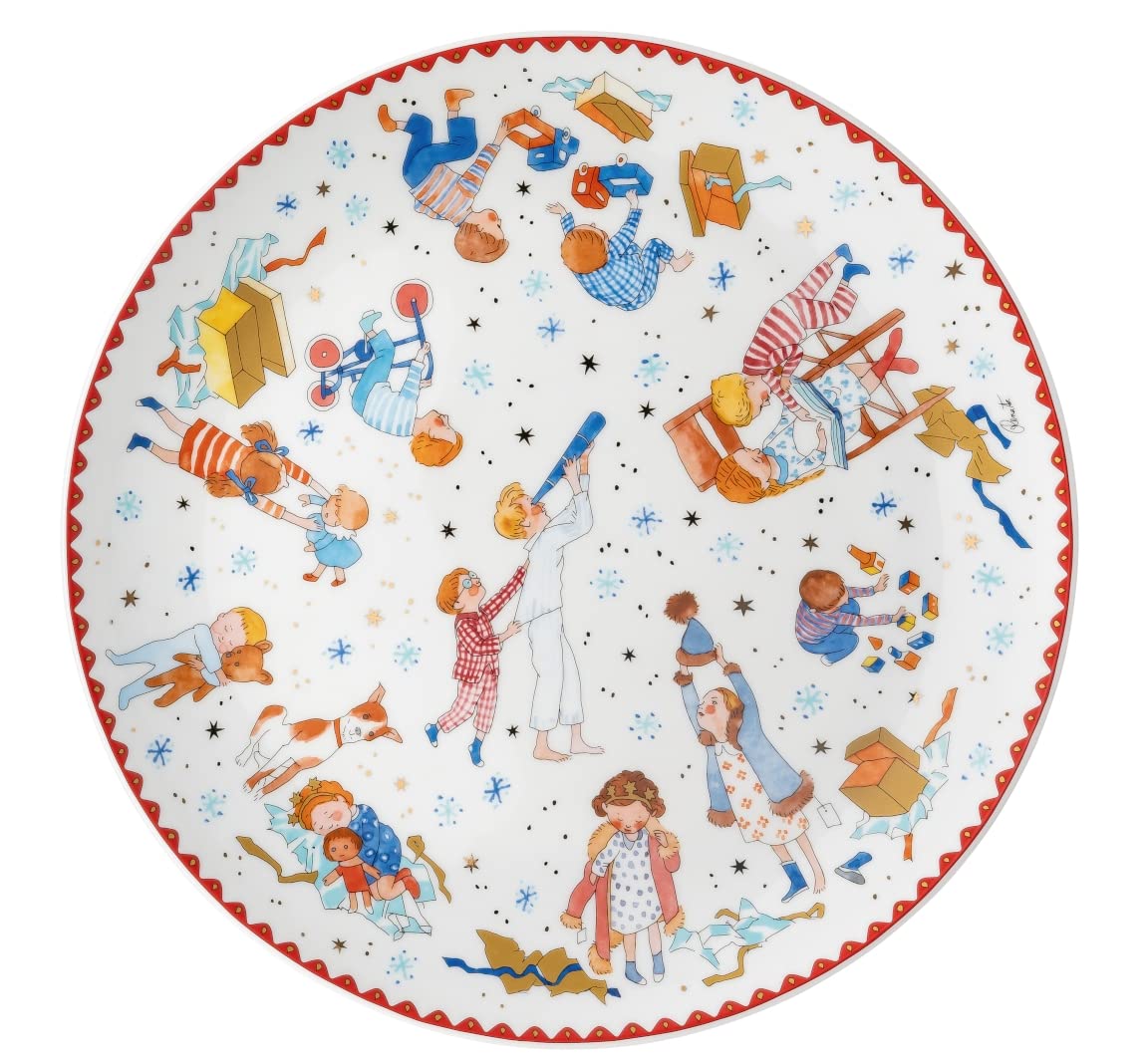 Hutschenreuther Collection 22 Christmas Eve Cookie Plates 28 cm