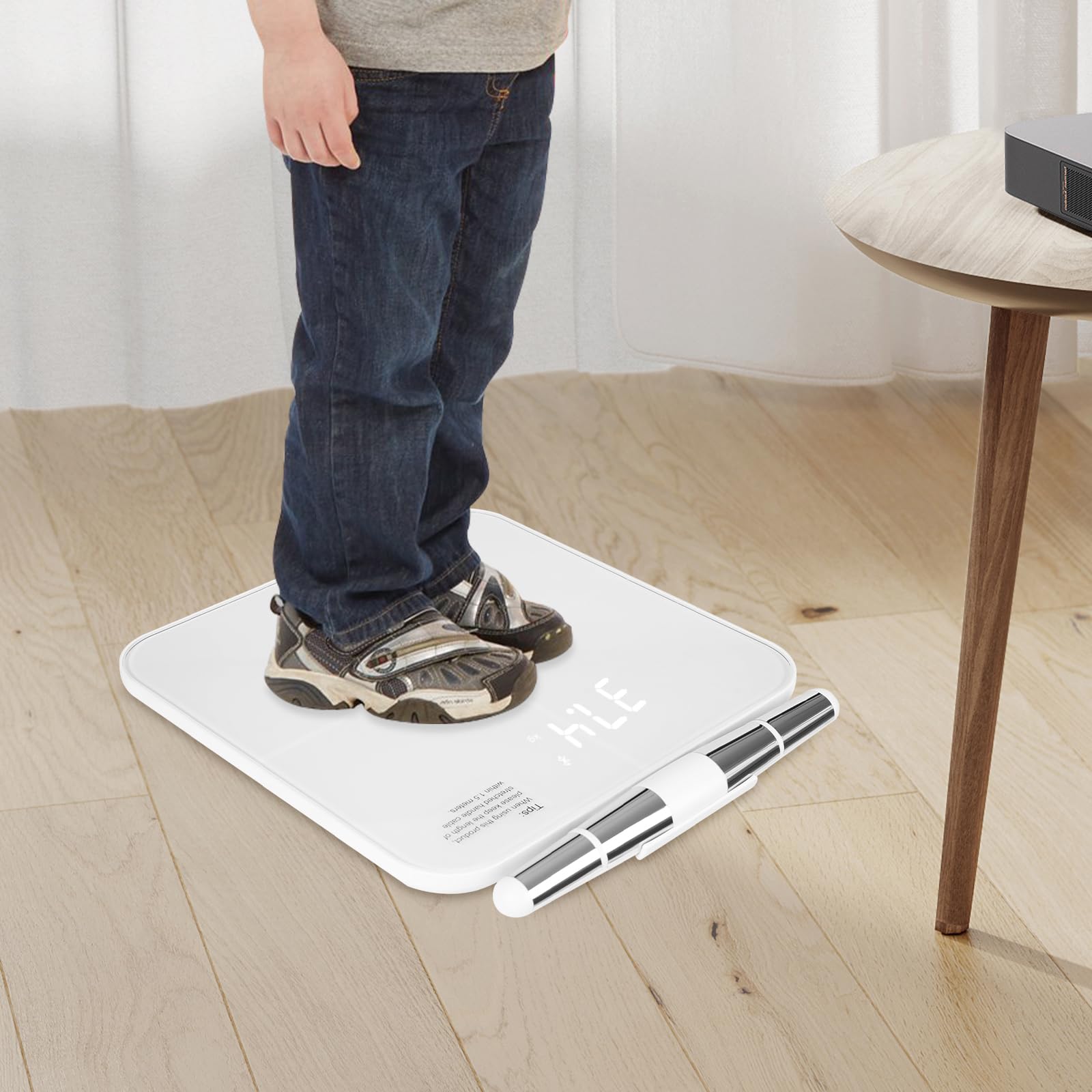 Körperfettwaage Personenwaage Körperanalysewaage Bluetooth 8 Elektroden Körperwaage Handsensor APP Körperwaage 25 Daten BMI Gewicht Muskel Fett Analyse Multi User 8 Profile Zuhause Büro Fitnessstudio