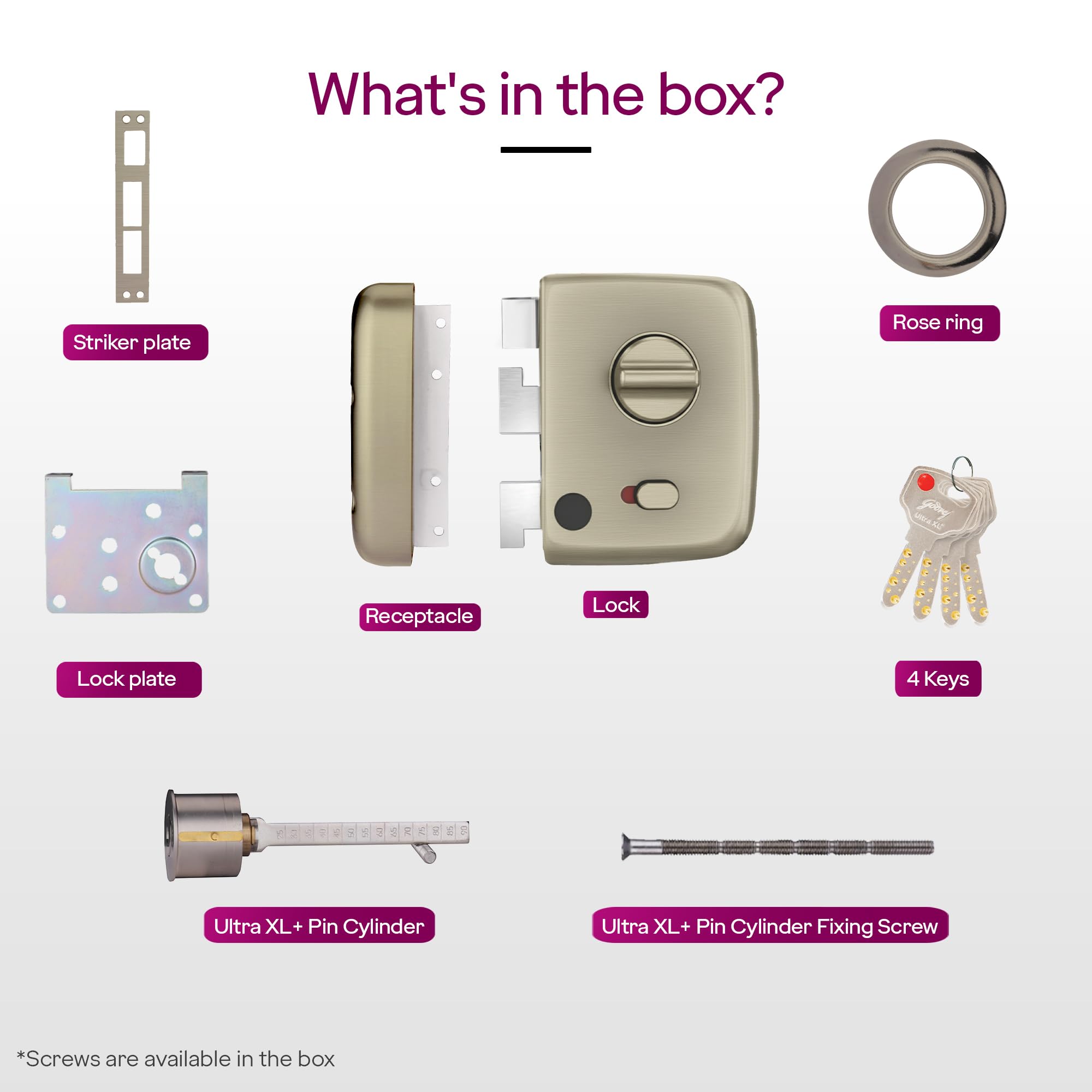 Godrej Centaur Ultra XL+ Double Door Lock - Premium Security -6 Godrej Centaur Ultra XL+ Double Door Lock - Premium Security -6
