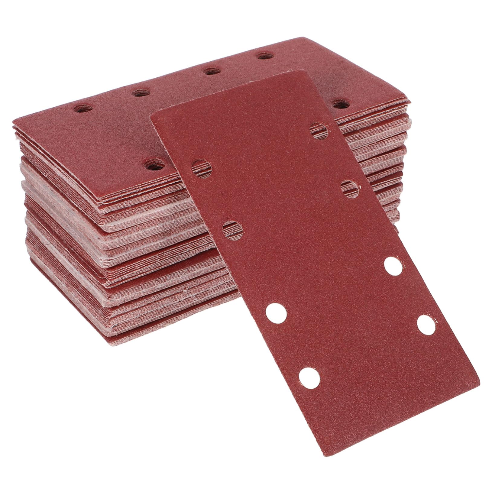 Hojas de Lija Rectangulares y Cuadradas para Lijadora, 100 Piezas