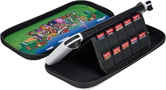 PowerA Protection Case for Nintendo Switch, Switch Lite & OLED Model, Hard Shell Protective Pouch with Carry Handle and 9 Game Cards Storage, Official: Mario Pop