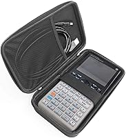 Vista 3 de Navitech Funda rígida para calculadora de gráficos negra con bolsa de almacenamiento, compatible con Casio FX-CG50-S-UH
