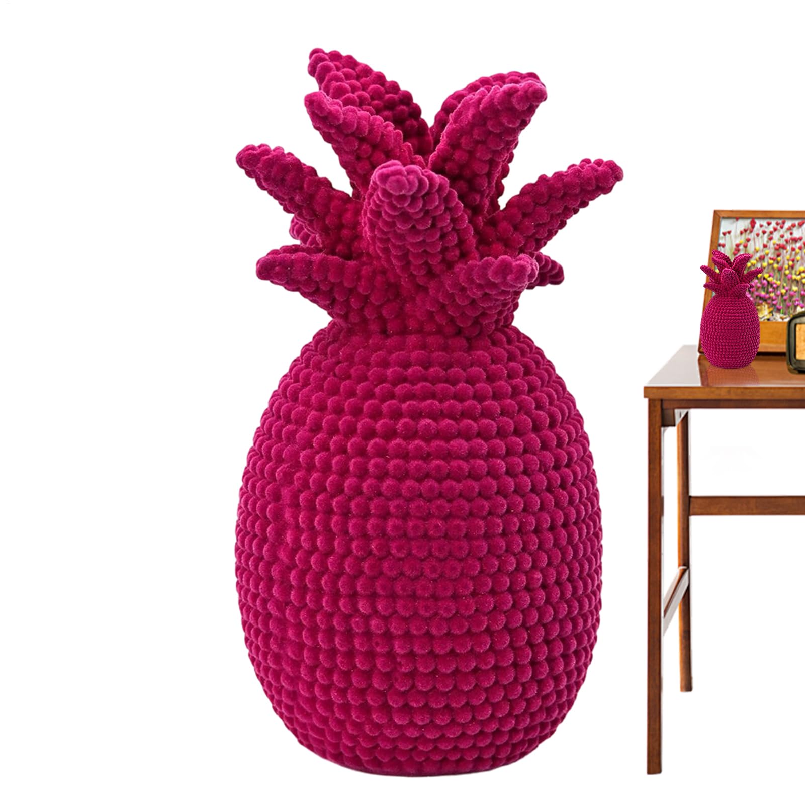 Ananas décoratif moderne pour habiller une cheminée ou un bureau