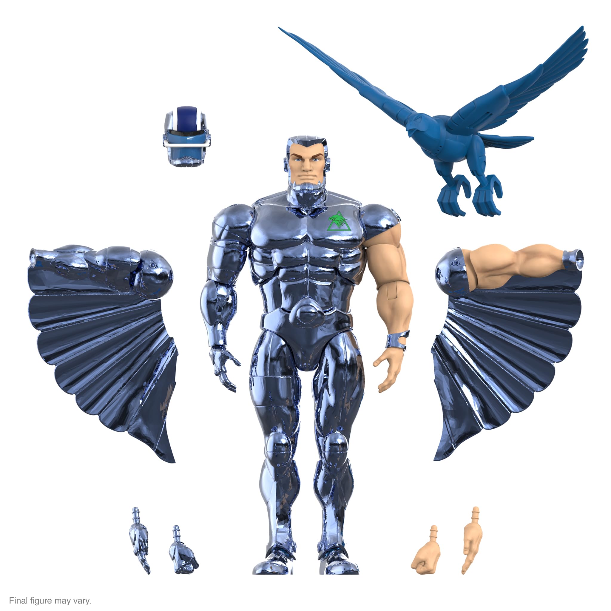 Amazon.com: Super7 ULTIMATES! SilverHawks Steelwill (VAC Metal Toy
