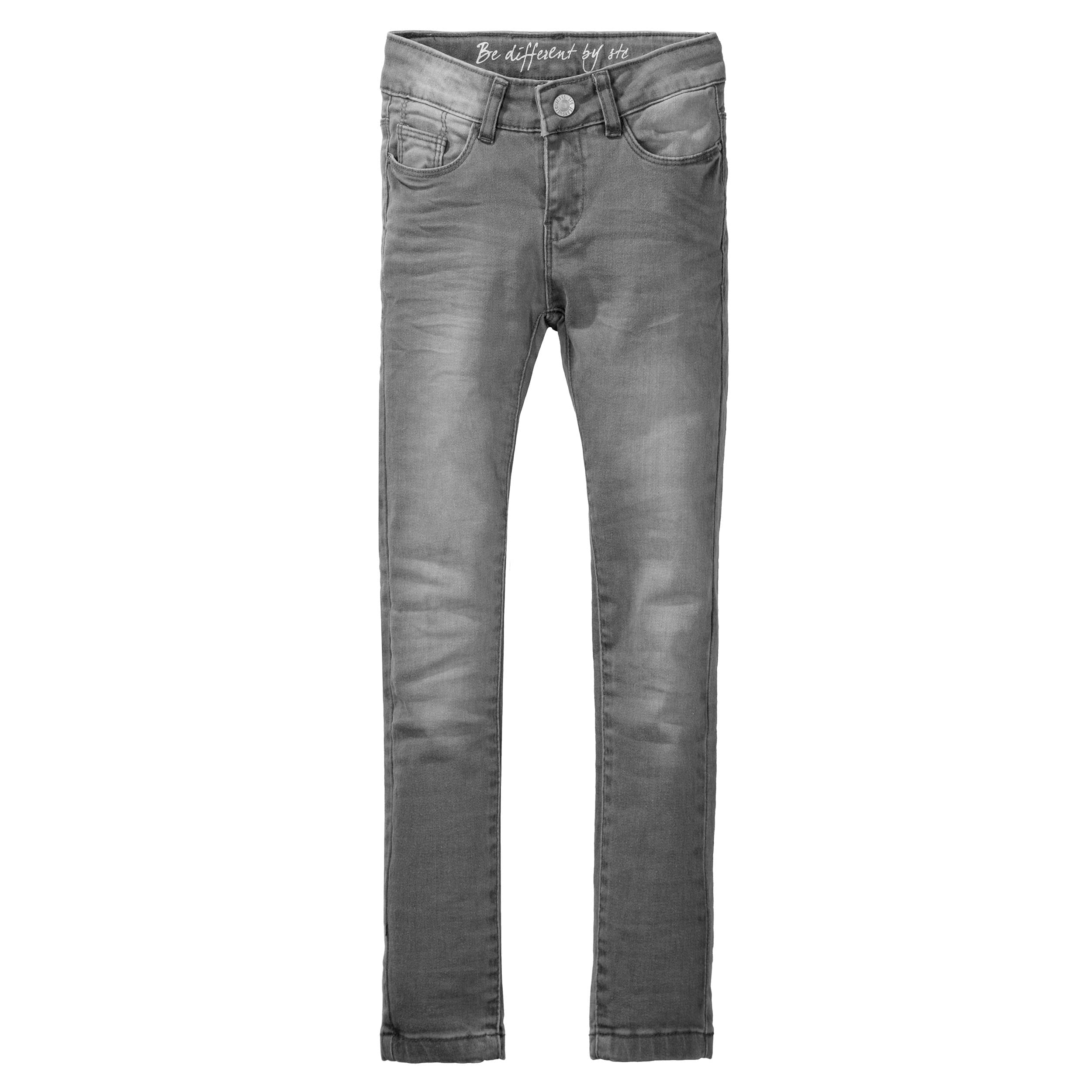 Staccato Mädchen Skinny Jeans Slim Fit - elastisch, weitenverstellbarer Bund, 5-Pocket-Style - Farben: Grau, Blau, Dunkelblau, Größen: 92-176
