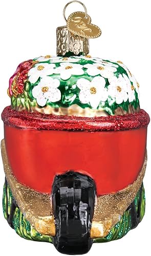 Vista 14 de Old World Christmas Adorno de cristal soplado She Shed para árbol de Navidad