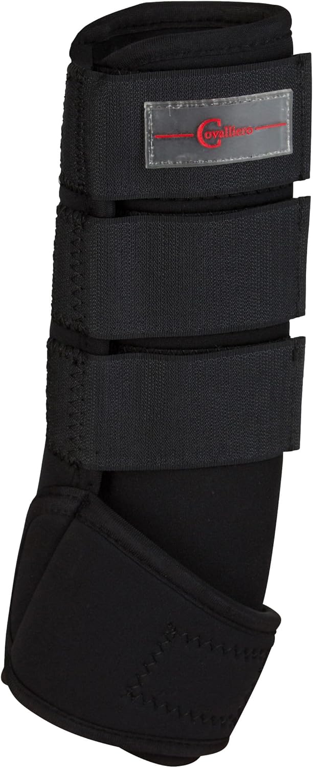 Kerbl 320133 Fetlock Boots Synthetic Rubber WB Set of 4 Black