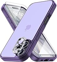 Vista 178 de 3 en 1 Funda Magnética Fuerte para iPhone Air, 1X Protector de Pantalla + 1X Protector de Lente de Cámara, Cubierta Protectora a Prueba de Golpes