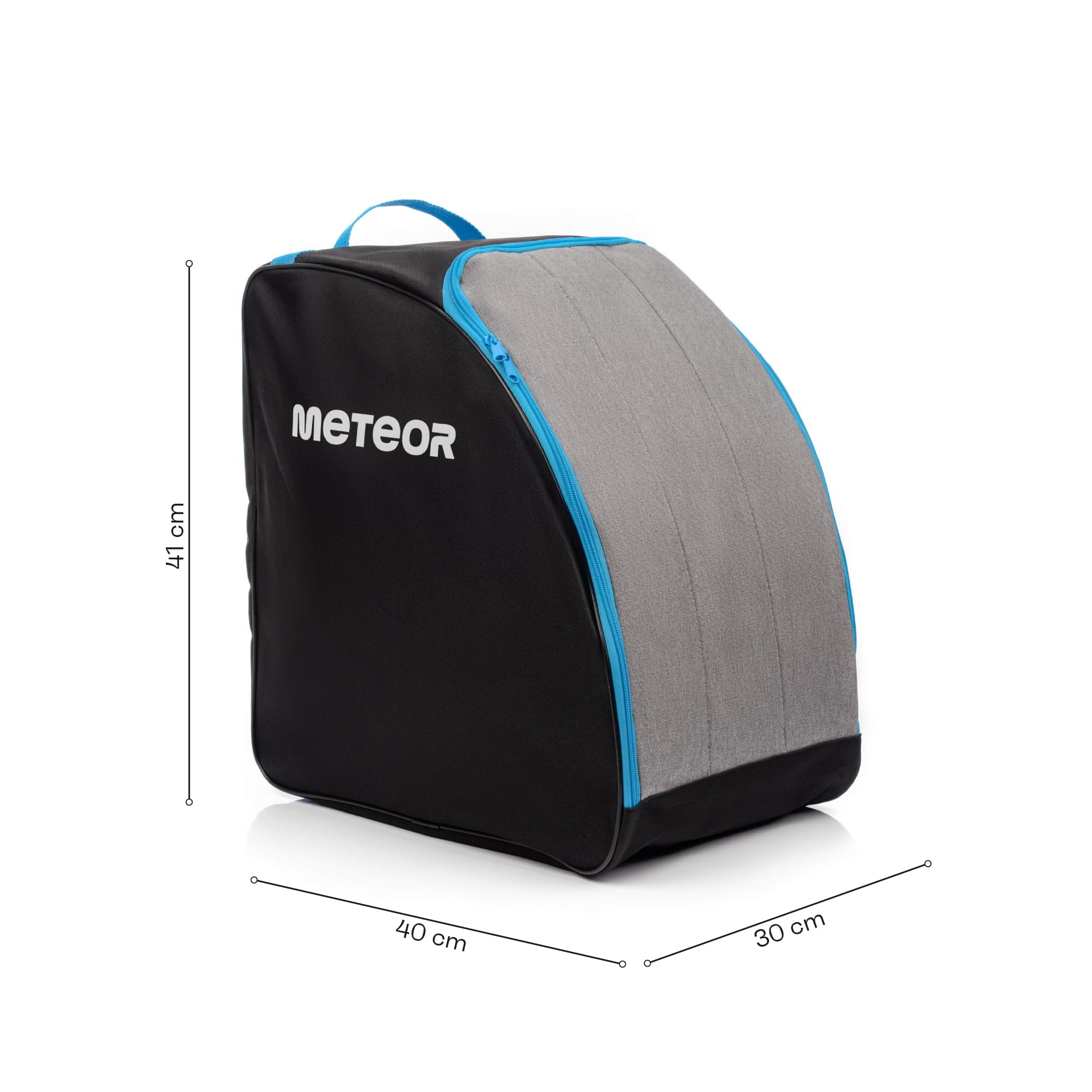 meteor Skischuhtasche Kompakte Boot Bag für Skischuhe & Handschuhe - Wasserfeste Skischuh-Tasche Ideal für Skiurlaub und Wintersport - Leicht langlebig und ideal für Reisen Stiefeltasche