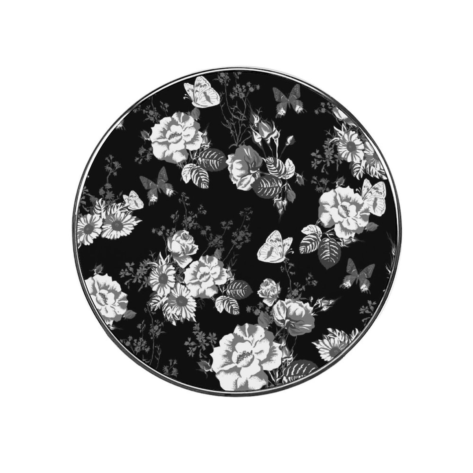 Black Flower Magnets For Fridge Kitchen Decoration For Refrigerators Whiteboards