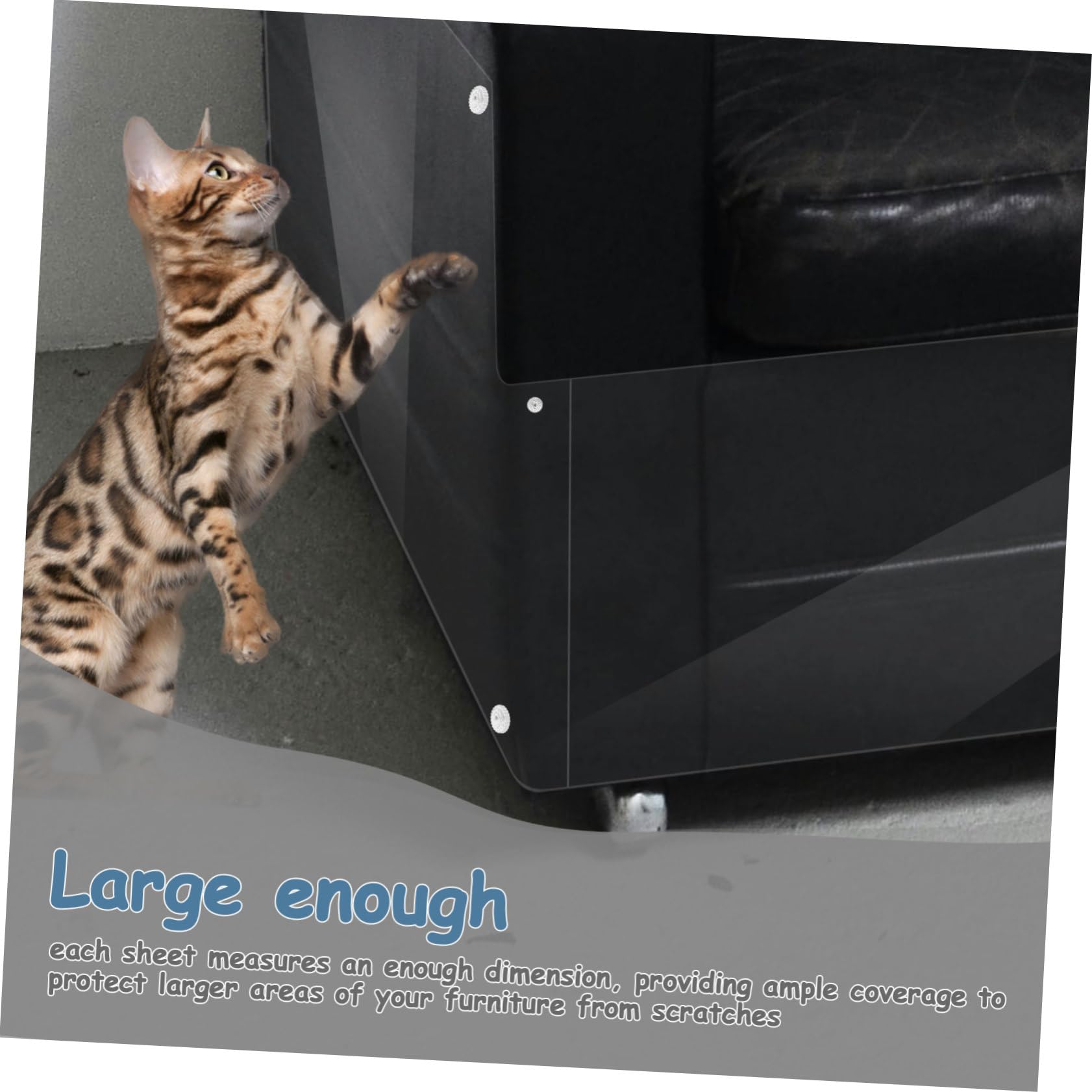 POPETPOP 15stücke Kratzschutz Für Katzenmöbel Aus Transparentem Möbelschutz Vor Kratzern Mit Nägeln Für Einfache Installation Für Sofas Stühle Und Tische